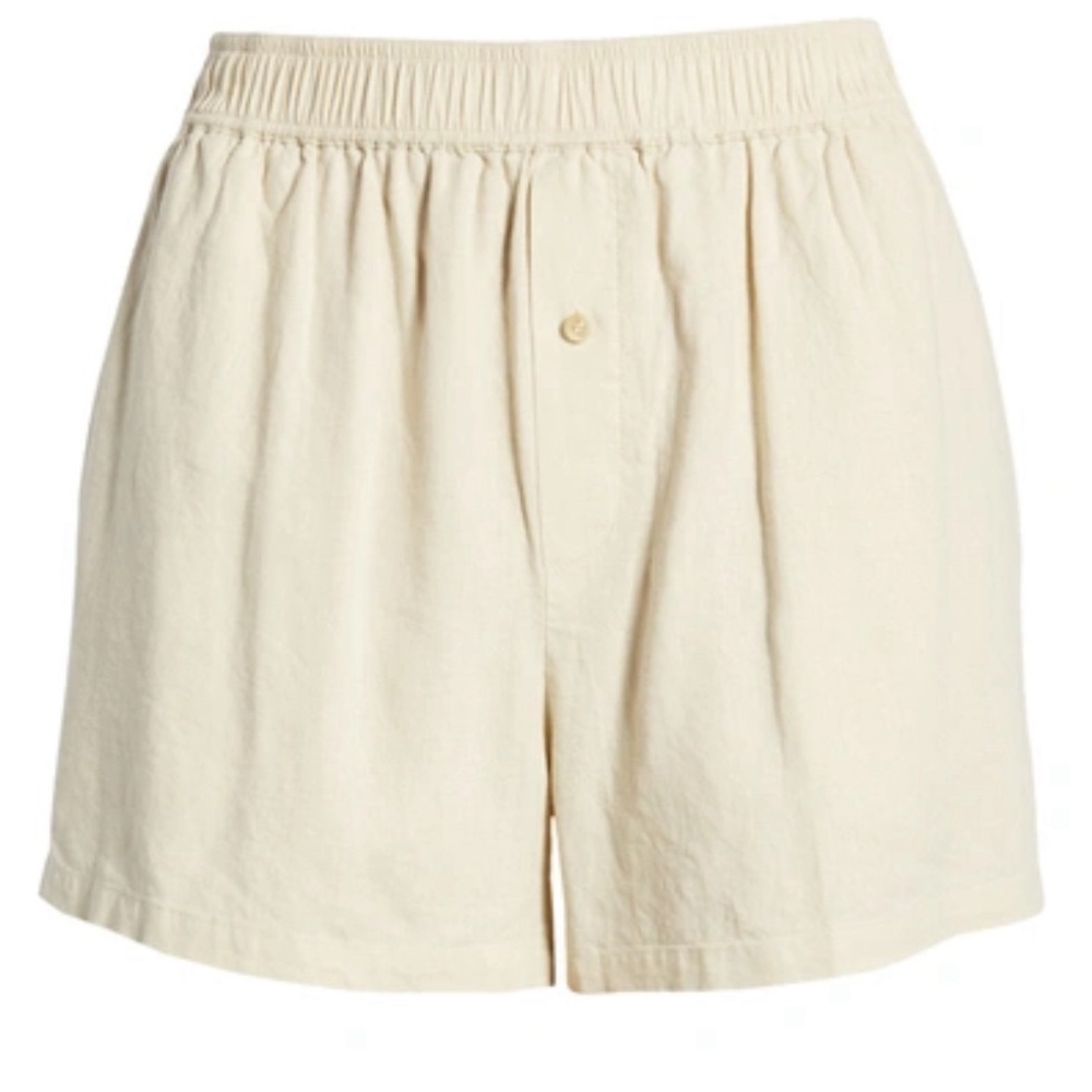 Treasure & Bond Blend Linen Shorts